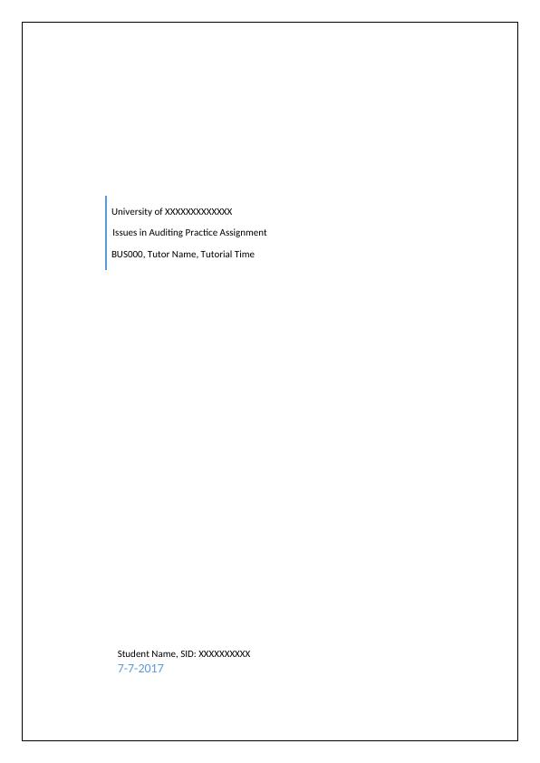 Audit Planning Report for Cerise Enterprises_1