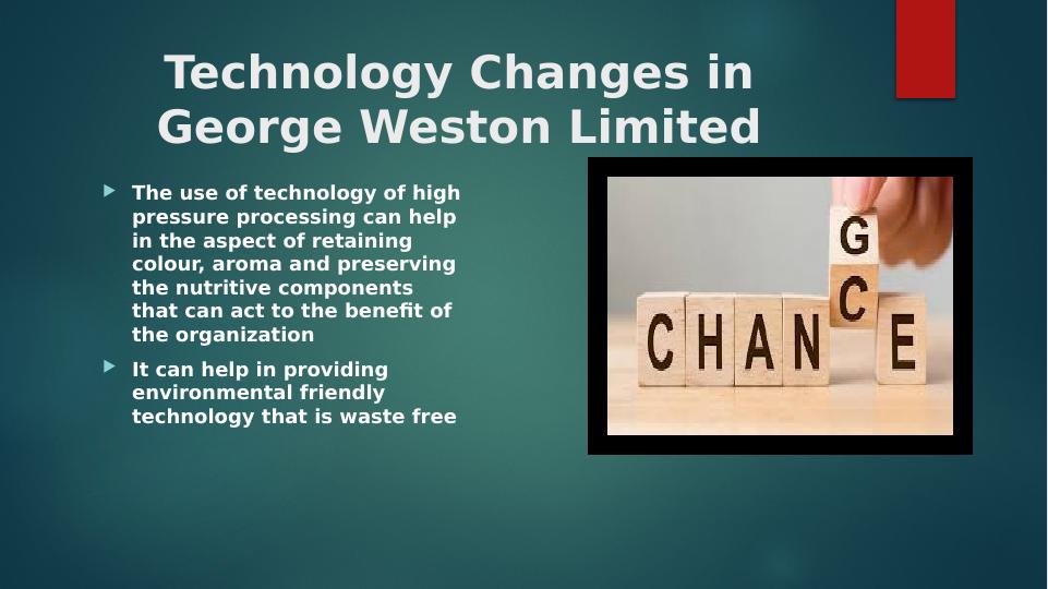 Change Initiative in George Weston Limited_3