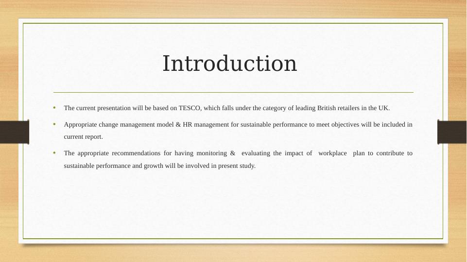 tesco change management case study