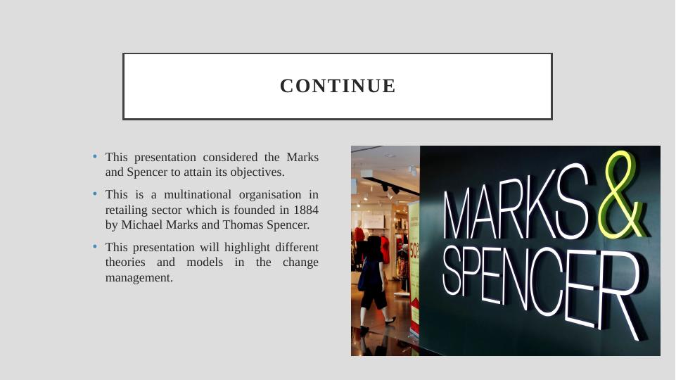 marks and spencer change management case study