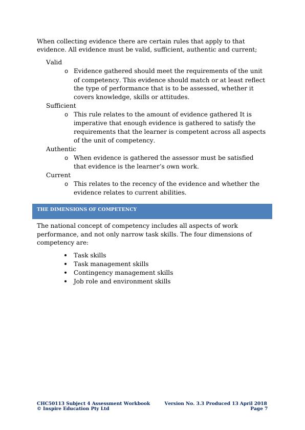 CHC50113 Subject 4 Assessment Workbook - Play and Development_7