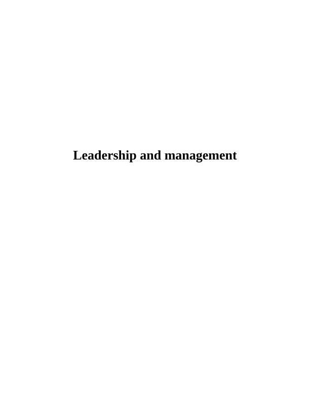 Leadership and Management in Chorus Limited: Stakeholder Management and Ethical Behavior_1
