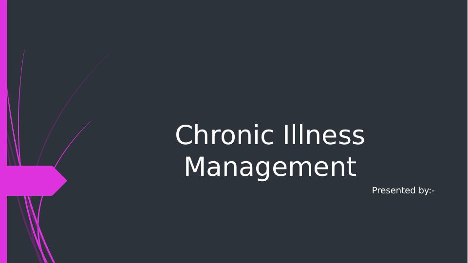 Chronic Illness Management Program: A Self-Care Approach_1