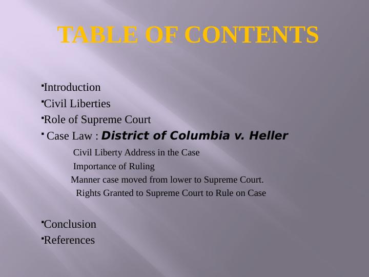 Civil Liberties and the Role of Supreme Court: A Case Study of District of Columbia v. Heller_2
