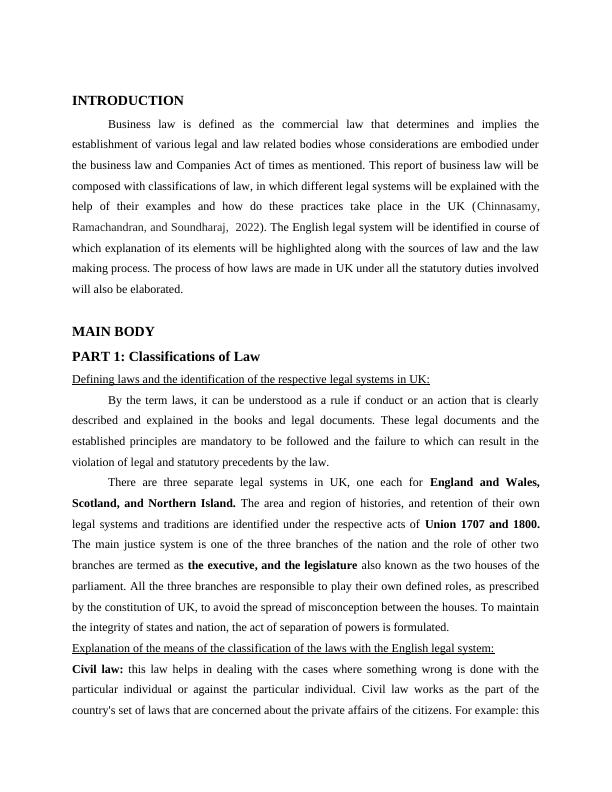 Classifications of Law and Sources of Law in Business Law Desklib
