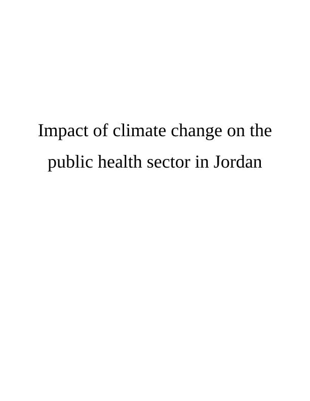 Impact of Climate Change on Public Health Sector in Jordan_1
