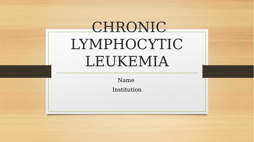 Understanding Chronic Lymphocytic Leukemia: A Comprehensive Guide ...