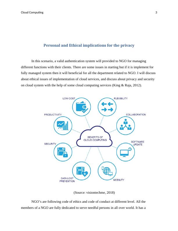 Cloud Computing: Personal And Ethical Implications For Privacy And ...