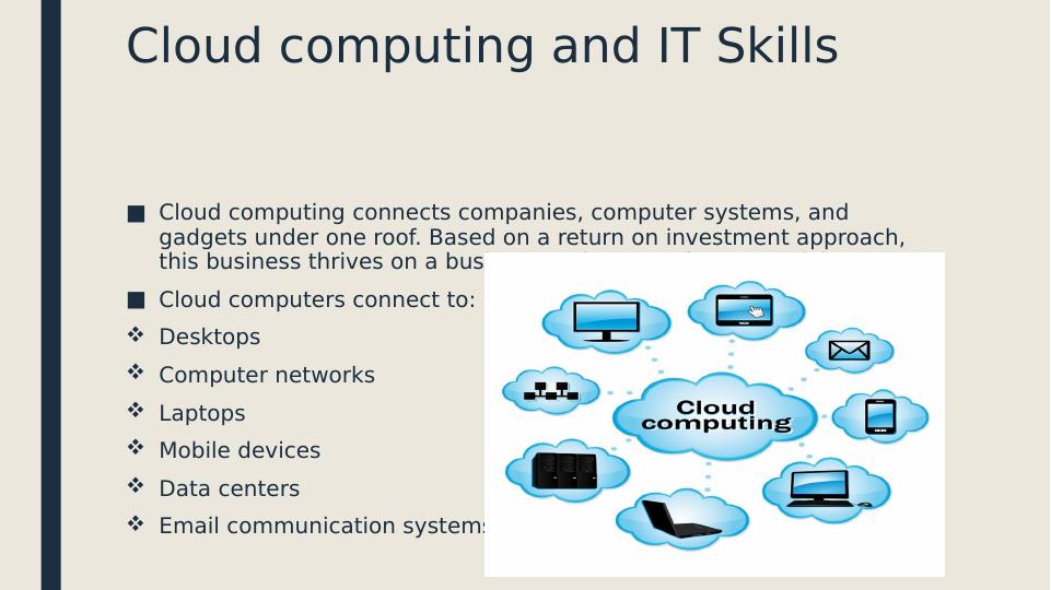 Cloud Computing and IT Skills - Desklib