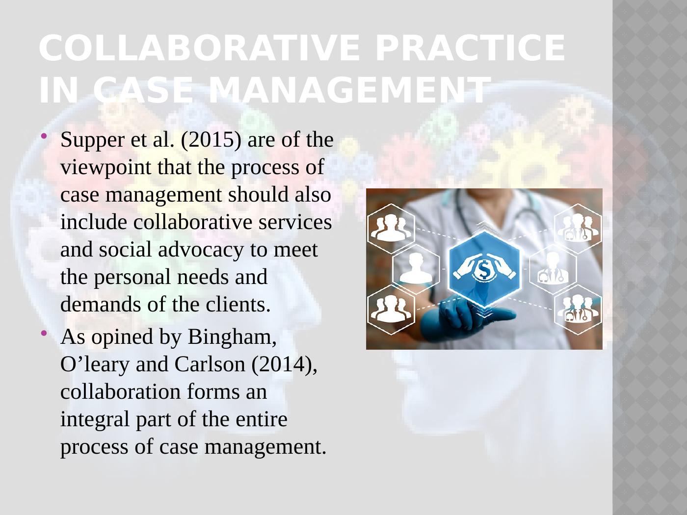 Collaborative Practice In Case Management: An Overview