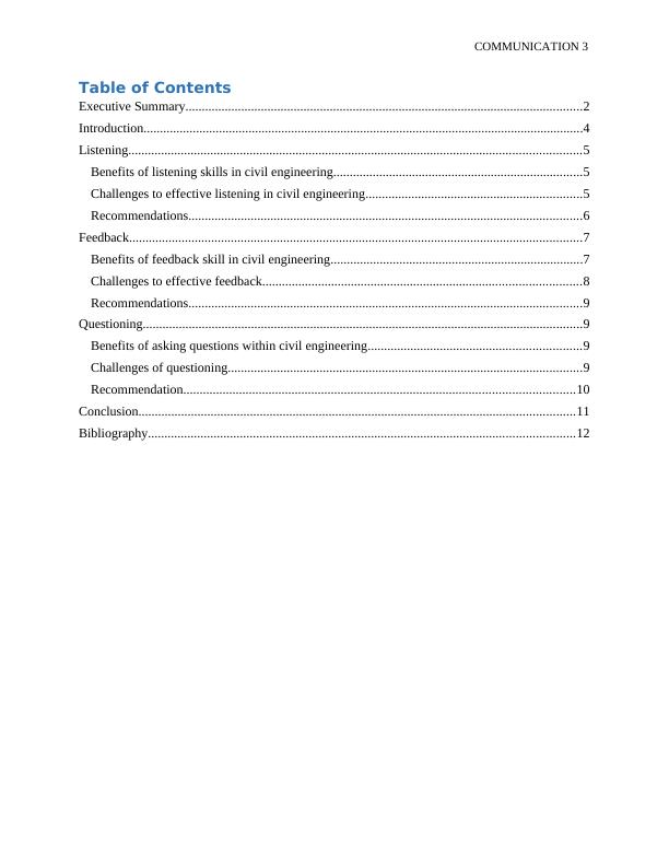 Communication Skills in Civil Engineering Projects - Desklib