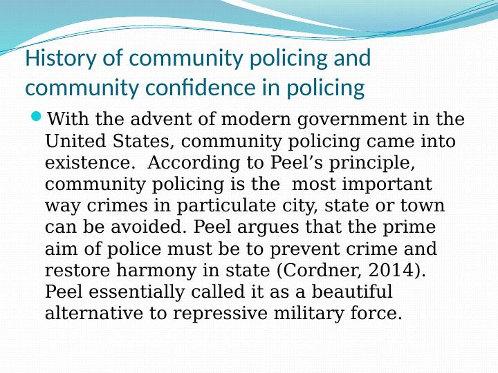 Community Policing History Importance Theories Styles And Impact