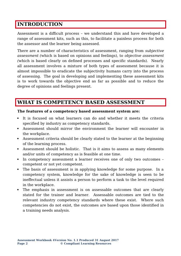 Competency Based Assessment: Principles, Dimensions, And Requirements