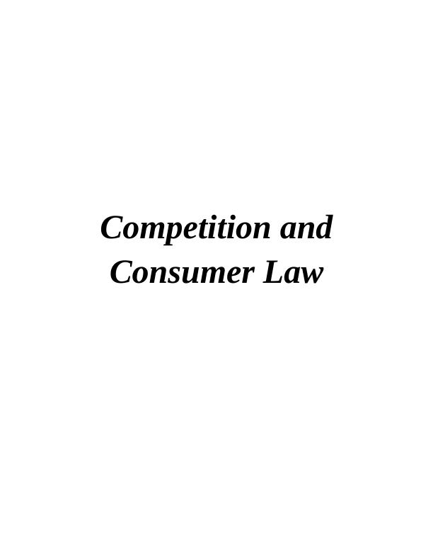 Competition and Consumer Law: Applicability, Remedies and Penalties_1