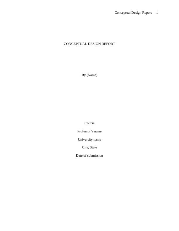 Conceptual Design Report for Industrial and Commercial Buildings_1