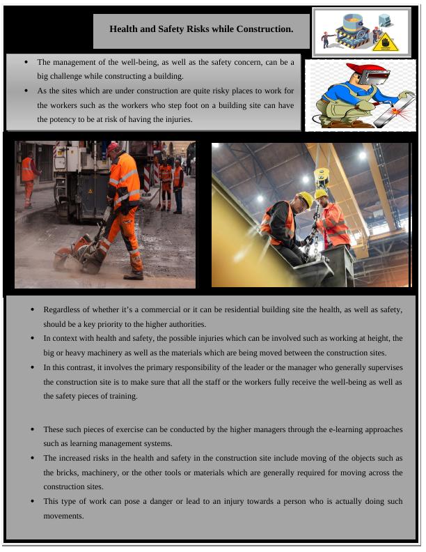 Health and Safety Risks in Construction: A Concern for Workers' Well-being_1