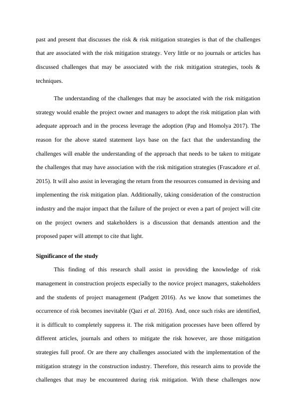 Challenges of Risk Mitigation in Construction Projects - Research Proposal_5