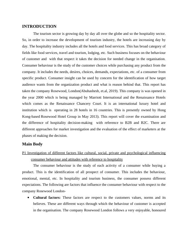 Factors Influencing Consumer Behaviour and Decision Making in Rosewood ...