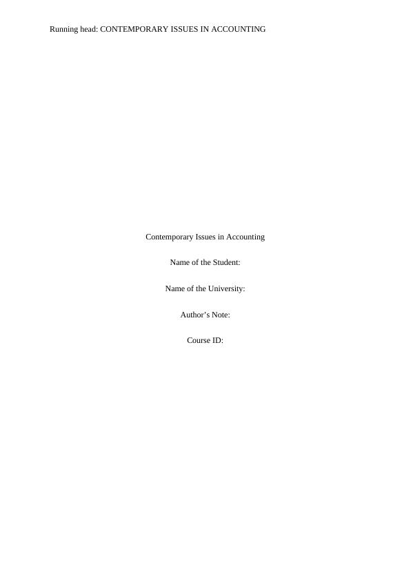 Contemporary Issues in Accounting: A Study of Boral Limited's Compliance with AASB Conceptual Framework_1