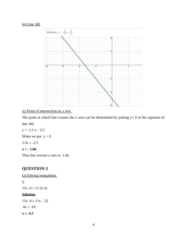 Coordinate Geometry and Quadratic Functions - Desklib