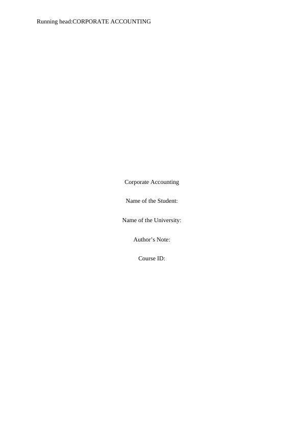 Analysis of Cash Flow Statement and Other Financial Statements of CSR ...