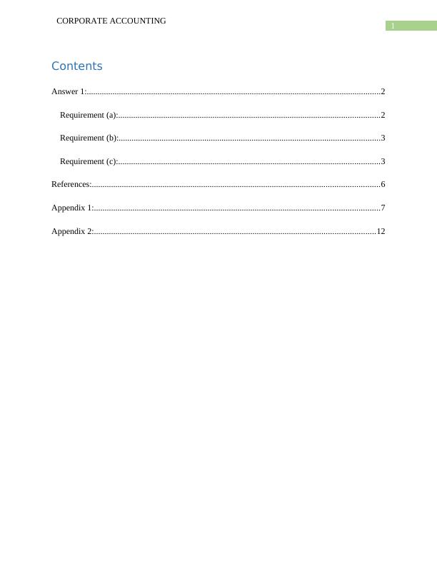 Corporate Accounting: Journal Entries, Financial Statements, and Notes to Accounts_2