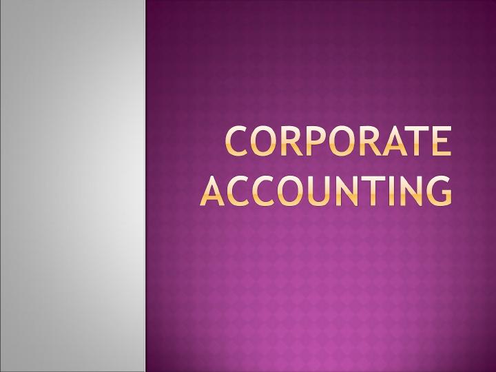 Corporate Accounting: Understanding Owner's Equity and Cash Flow Statement_1