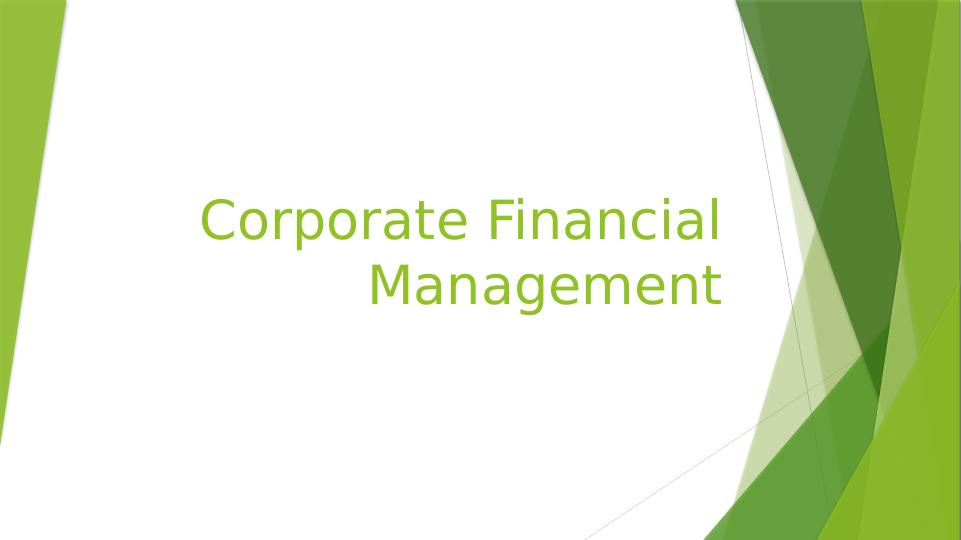 Corporate Financial Management: Differences between SML and CML, Minimum Variance Portfolios, and Relevancy of CAPM Approach_1