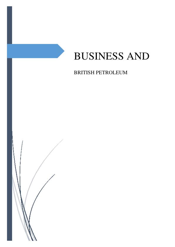 Corporate Governance and Corporate Social Responsibility: A Case Study of British Petroleum_1