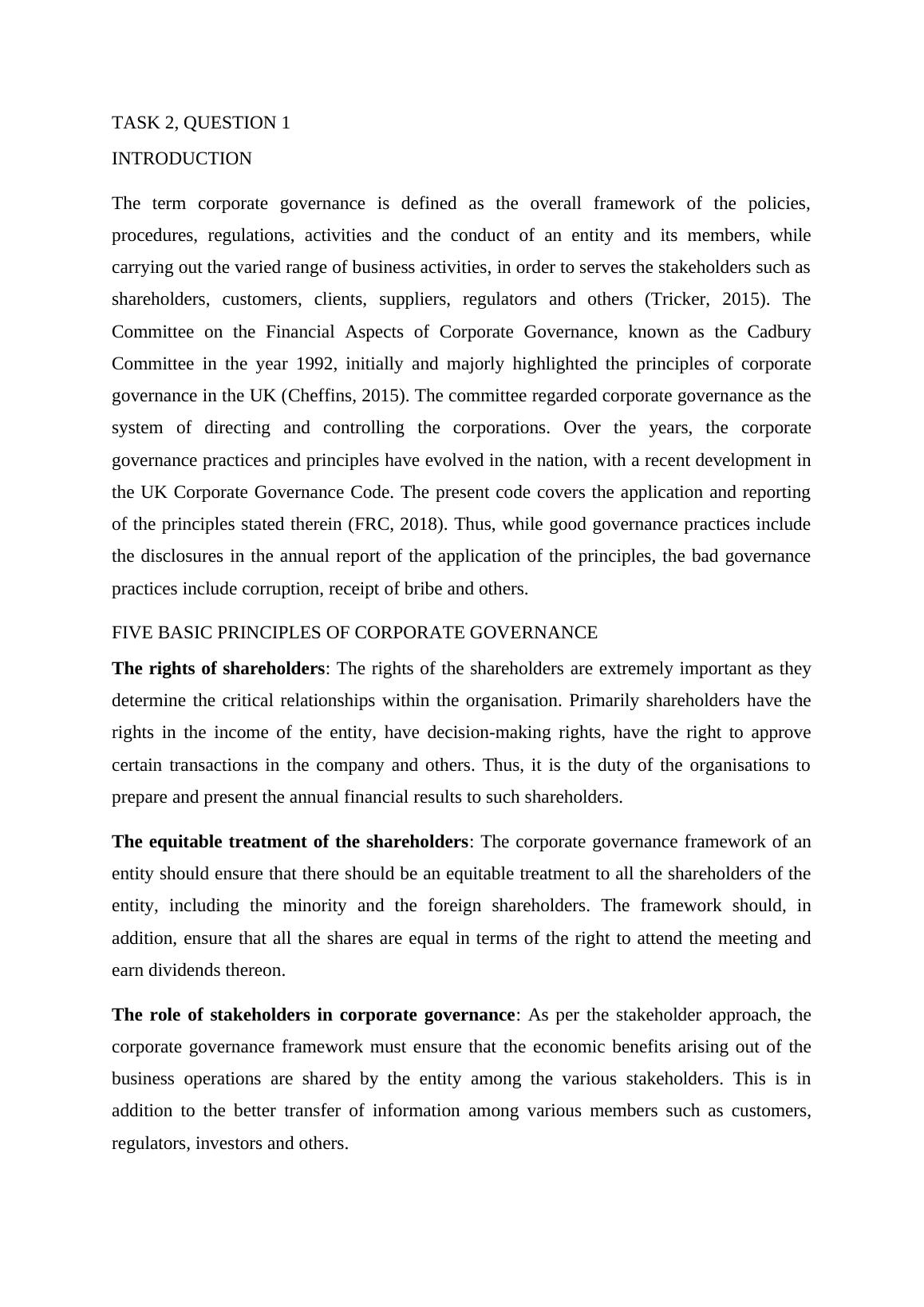 Corporate Governance and CSR A Case Study of British Petroleum