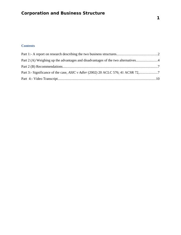 Corporation and Business Structure: Advantages, Disadvantages, and