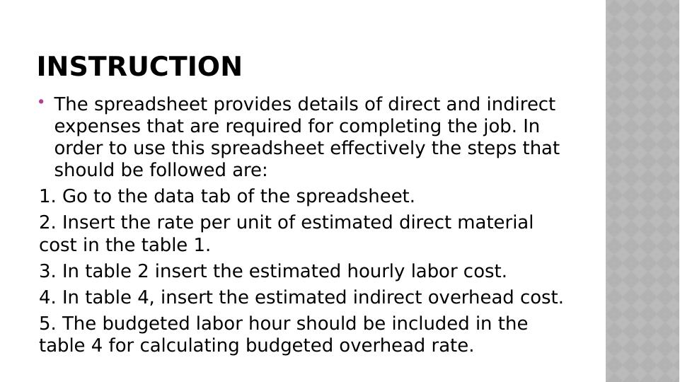 Cost Sheet for Desklib - Direct Material, Direct Labor and Overhead Costs_3
