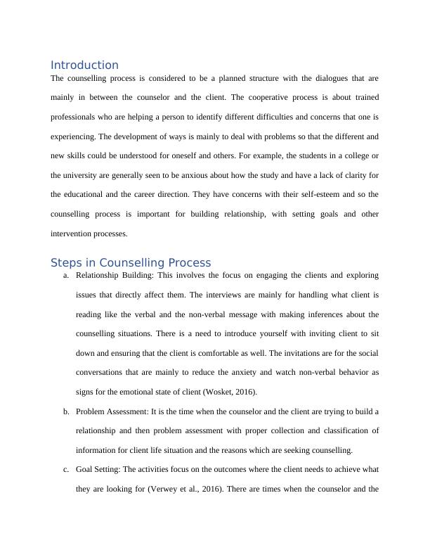 The Process of Counselling: Steps, Skills, Theories and Conclusion_3