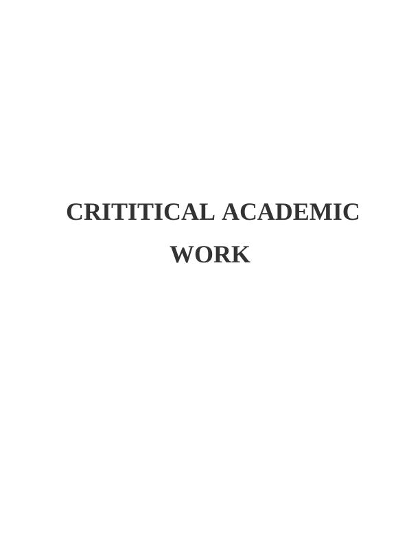 Critical Academic Work on Project Development, Team Dynamics, and