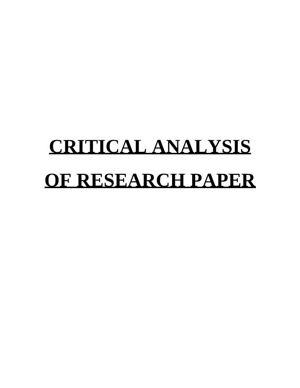 valente 2003critical analysis of research papers