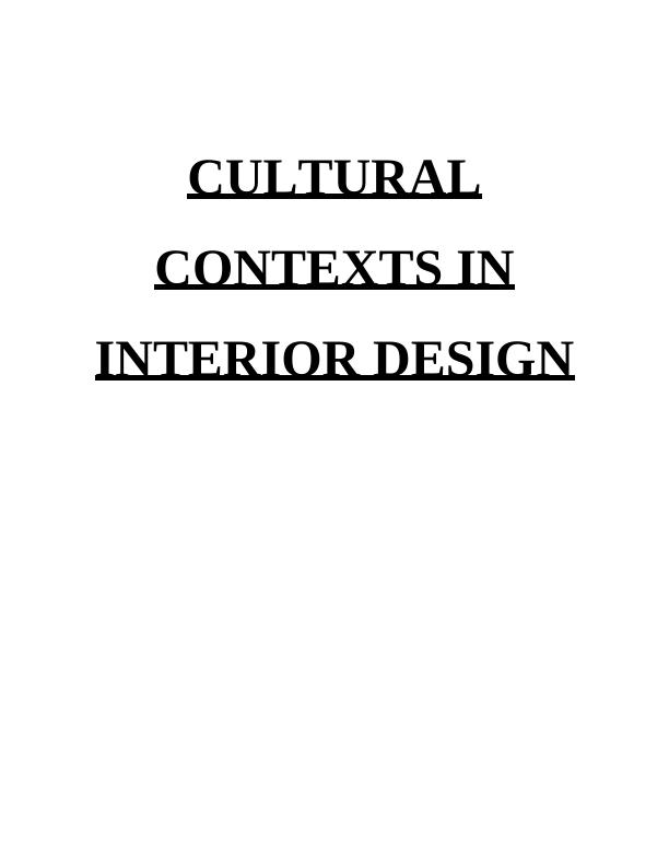 Cultural Contexts in Interior Design - A Case Study on Alberto Pinto_1