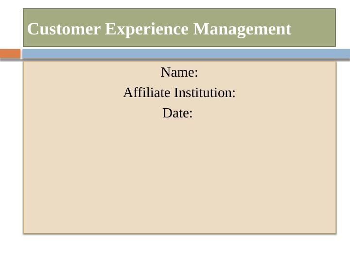 Customer Experience Management Strategies for Improved Organizational Performance_1