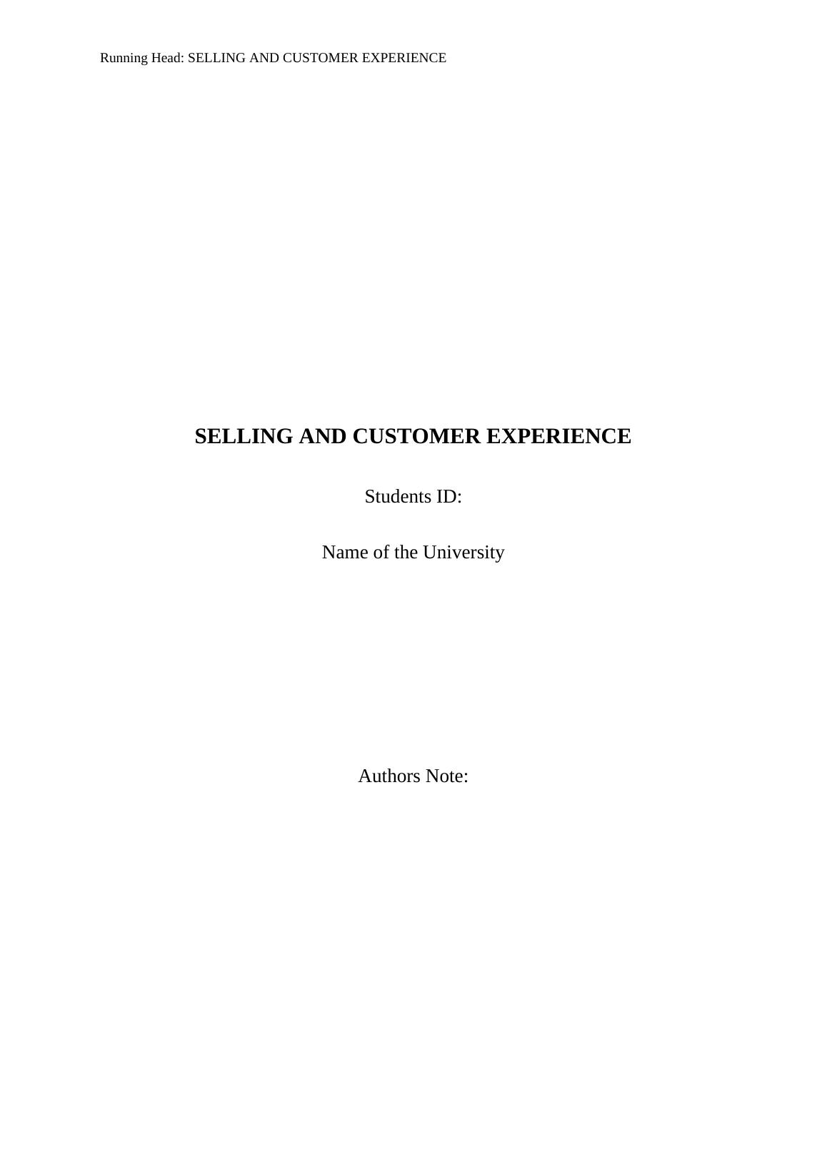 Customer Experience Study of Two Electronic Stores in Calgary