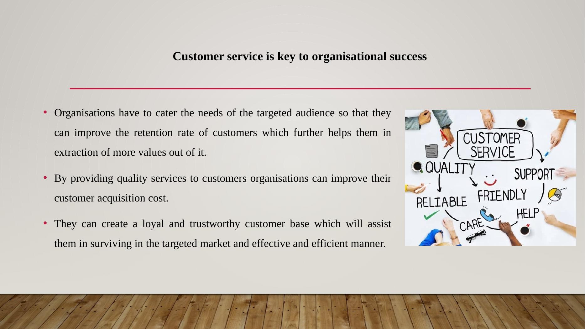 Customer Service Key to Organisational Success