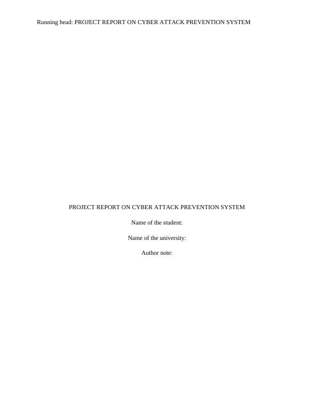 Project Report on Cyber Attack Prevention System_1