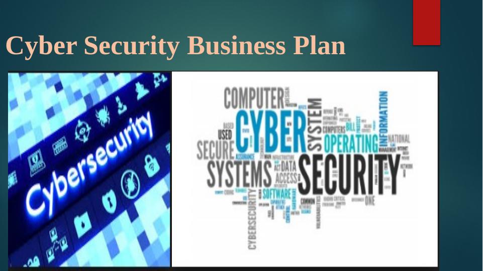 business plan of cyber security company