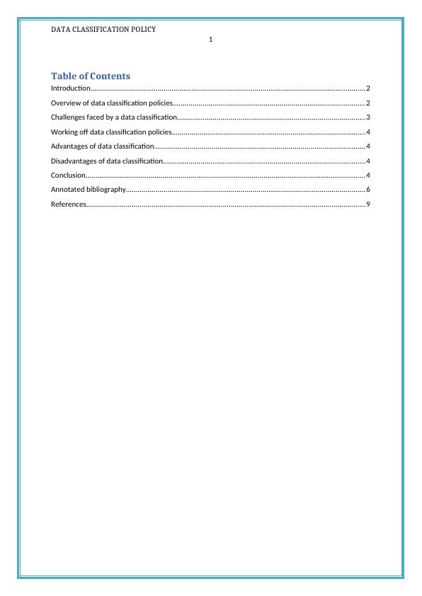 Data Classification Policy - Overview, Challenges, Advantages ...