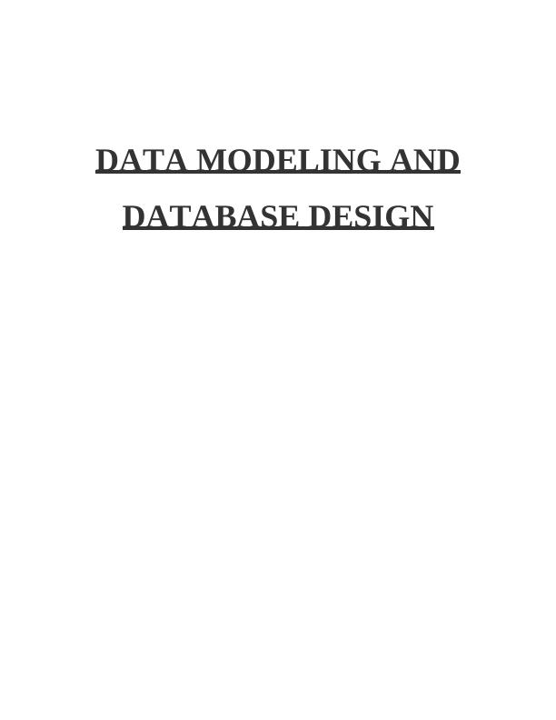 Data Modeling and Database Design for Globe Library_1