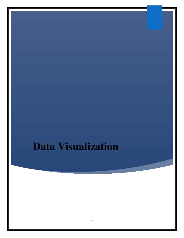 assignment 1 analyze a dataset using tableau