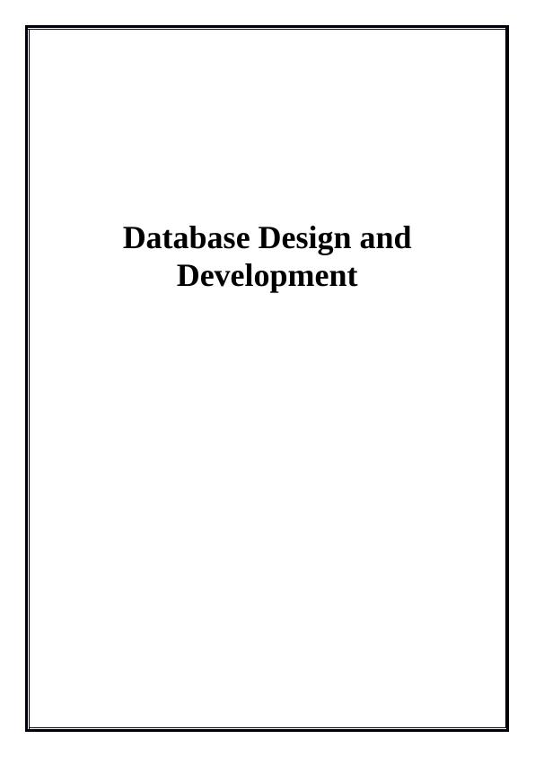 Database Design and Development for Flight Booking System_1