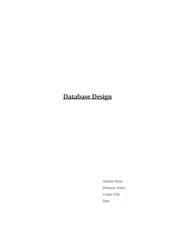 Database Design for College: ER Diagram, Summary, and Implementation Plan_1