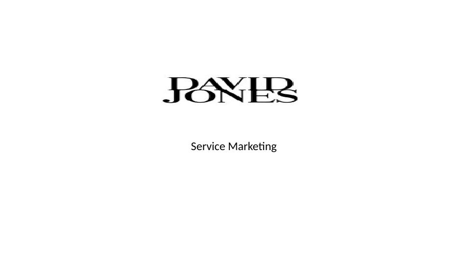 Service Marketing: A Case Study on David Jones' Service Blueprint and Quality_1