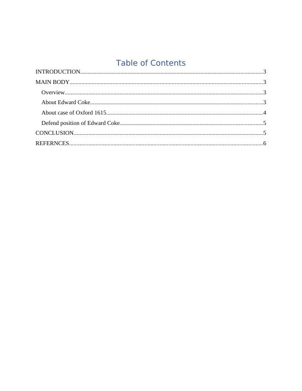 Defending the Position of Sir Edward Coke in Common Law: A Study of the ...