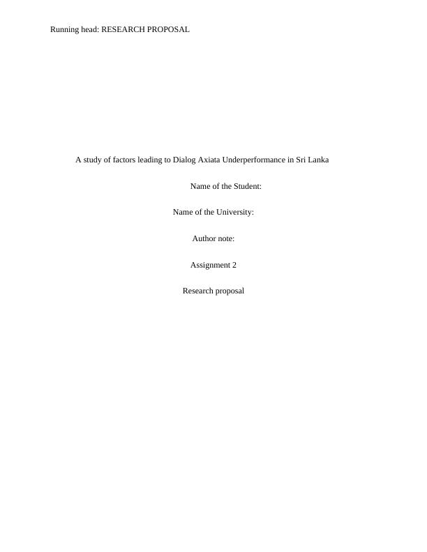 Understanding the Challenges: Key Factors Behind Dialog Axiata's ...