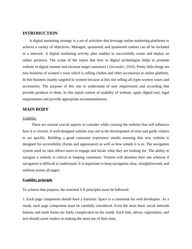 Digital Marketing Strategy for Pretty Little Things